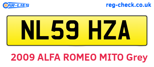 NL59HZA are the vehicle registration plates.