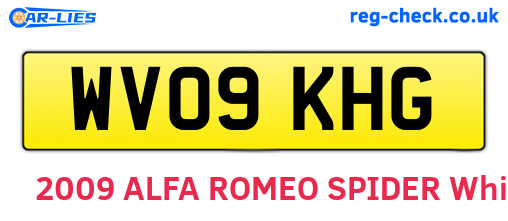 WV09KHG are the vehicle registration plates.