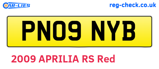PN09NYB are the vehicle registration plates.