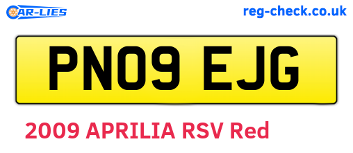 PN09EJG are the vehicle registration plates.