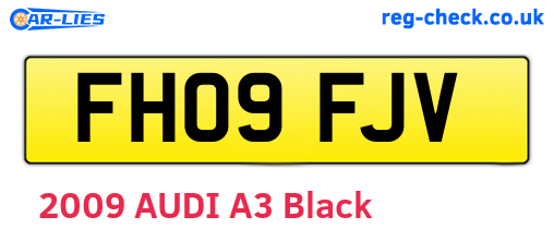 FH09FJV are the vehicle registration plates.