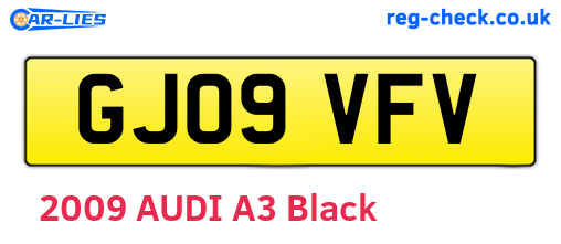 GJ09VFV are the vehicle registration plates.