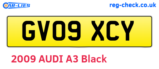 GV09XCY are the vehicle registration plates.