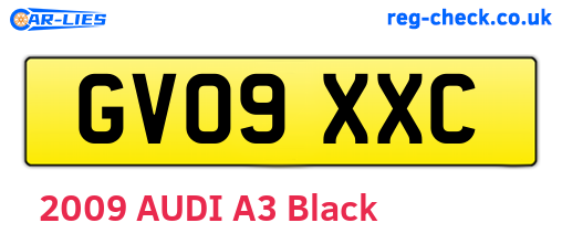 GV09XXC are the vehicle registration plates.