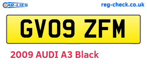 GV09ZFM are the vehicle registration plates.