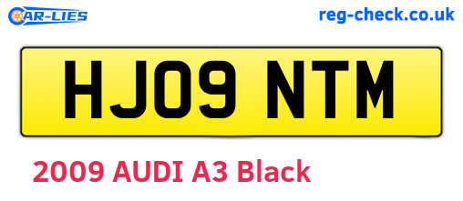 HJ09NTM are the vehicle registration plates.