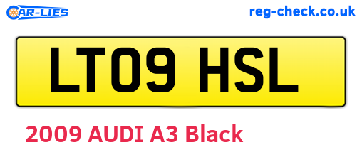 LT09HSL are the vehicle registration plates.
