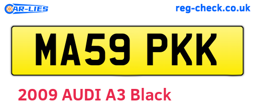 MA59PKK are the vehicle registration plates.