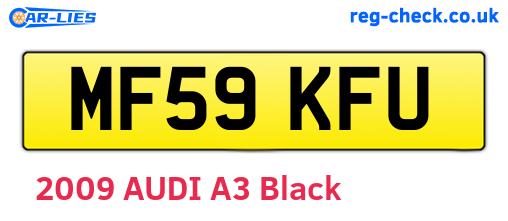 MF59KFU are the vehicle registration plates.