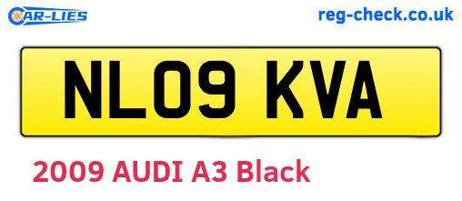 NL09KVA are the vehicle registration plates.