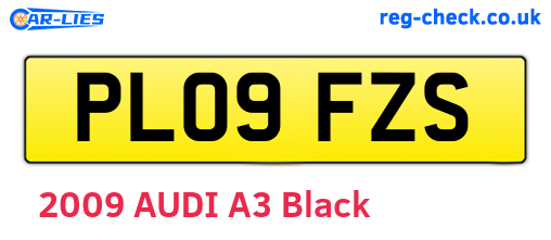 PL09FZS are the vehicle registration plates.