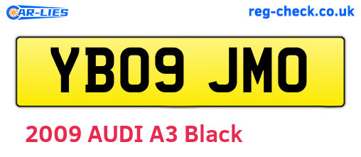 YB09JMO are the vehicle registration plates.