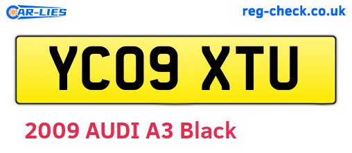 YC09XTU are the vehicle registration plates.