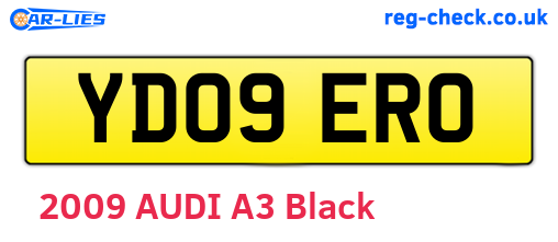 YD09ERO are the vehicle registration plates.