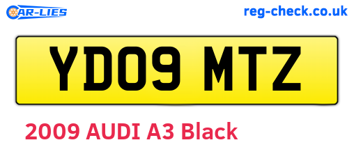 YD09MTZ are the vehicle registration plates.