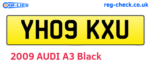 YH09KXU are the vehicle registration plates.