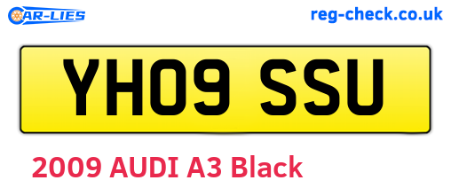 YH09SSU are the vehicle registration plates.