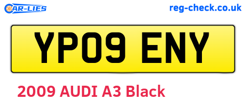YP09ENY are the vehicle registration plates.