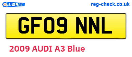 GF09NNL are the vehicle registration plates.