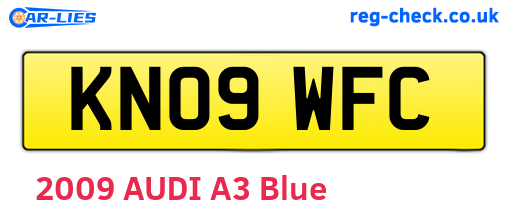 KN09WFC are the vehicle registration plates.