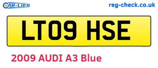 LT09HSE are the vehicle registration plates.