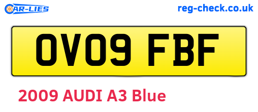 OV09FBF are the vehicle registration plates.