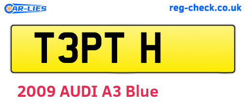T3PTH are the vehicle registration plates.