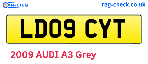 LD09CYT are the vehicle registration plates.