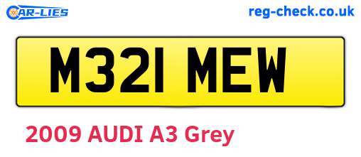 M321MEW are the vehicle registration plates.