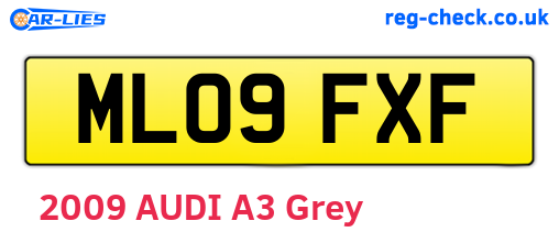 ML09FXF are the vehicle registration plates.