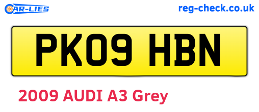 PK09HBN are the vehicle registration plates.