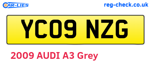 YC09NZG are the vehicle registration plates.