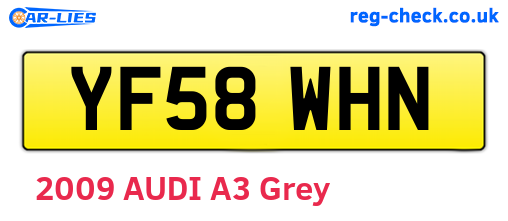 YF58WHN are the vehicle registration plates.