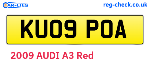 KU09POA are the vehicle registration plates.