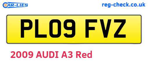 PL09FVZ are the vehicle registration plates.