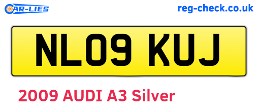 NL09KUJ are the vehicle registration plates.