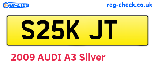 S25KJT are the vehicle registration plates.