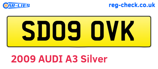 SD09OVK are the vehicle registration plates.