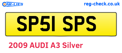 SP51SPS are the vehicle registration plates.