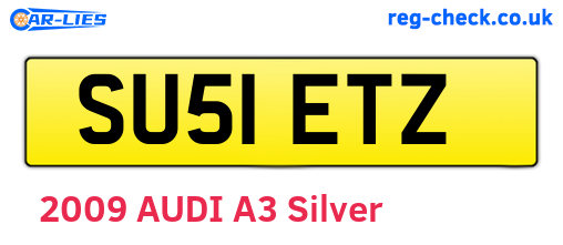 SU51ETZ are the vehicle registration plates.