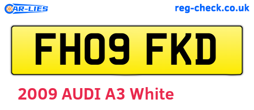 FH09FKD are the vehicle registration plates.