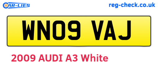 WN09VAJ are the vehicle registration plates.