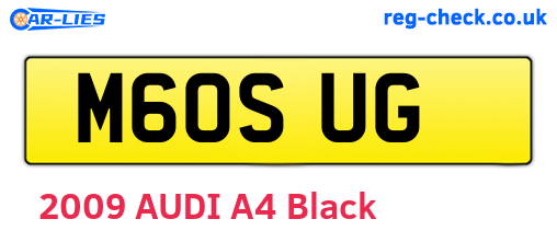 M60SUG are the vehicle registration plates.