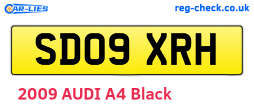 SD09XRH are the vehicle registration plates.