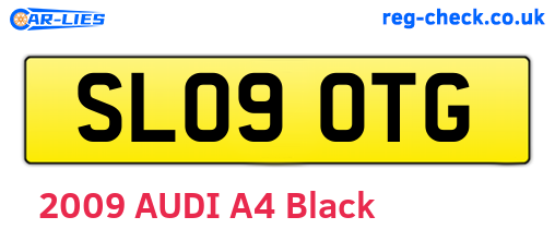 SL09OTG are the vehicle registration plates.