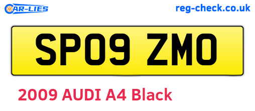 SP09ZMO are the vehicle registration plates.