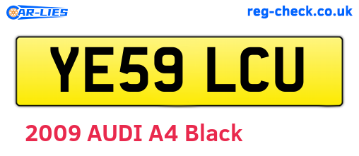 YE59LCU are the vehicle registration plates.