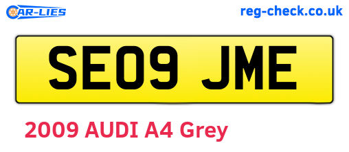 SE09JME are the vehicle registration plates.