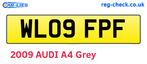 WL09FPF are the vehicle registration plates.
