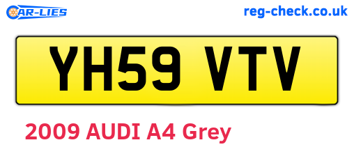 YH59VTV are the vehicle registration plates.
